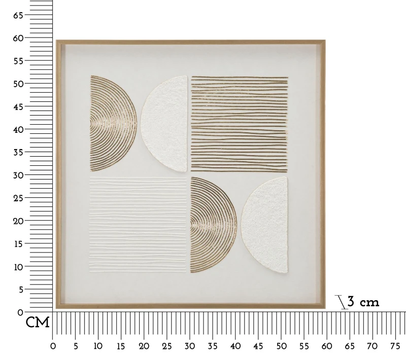Mauro Ferretti Pictura Pe Panza, Cu Rama,  -B- Cm 60X3X58