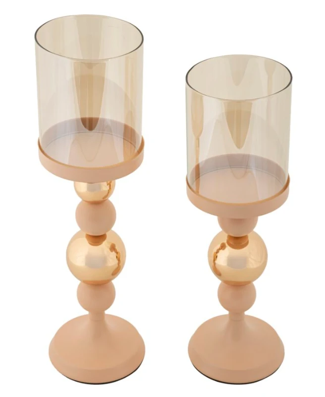 Mauro Ferretti Set Suporturi Lumanare 2 Bucati Cm Ø10X32-10X34