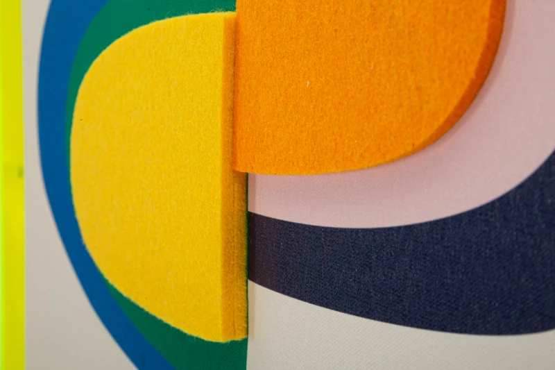 Mauro Ferretti Tablou Pictat Pe Panza, Pop Art,  Cu Rama  -A- Cm 50X3,3X68