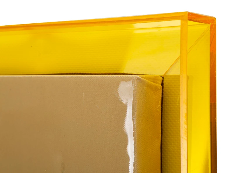 Mauro Ferretti Pictura Pe Panza Lacuită Cu Lac Acrilic Și Ramă -A- Cm 60X3,3X78