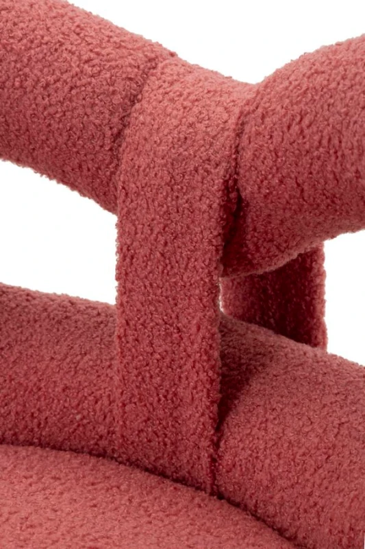 Mauro Ferretti Scaun Mini Ilary Roz, Cm Ø 40X67 (Inaltime Sezut Cm 46)