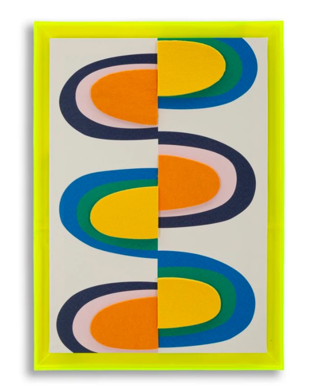 Mauro Ferretti Tablou Pictat Pe Panza, Pop Art, Cu Rama -A- Cm 50X3,3X68