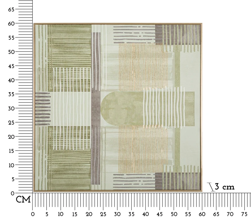 Mauro Ferretti Pictura Pe Panza Cu Rama,  Cm 60X3X58