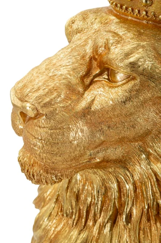 Mauro Ferretti Statuie Leul Rege Shant, 30 X 42 X 74 Cm