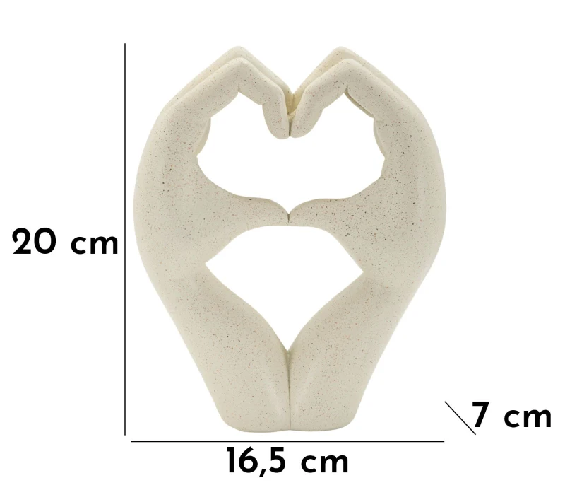 Mauro Ferretti Sculptura Love Stons Cm 16,5X7X18