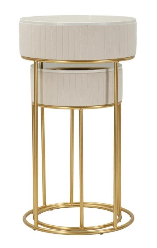 Mauro Ferretti Set De 2 Masute Inalte Cm Ø 50X90-40X68