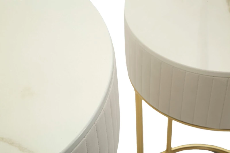 Mauro Ferretti Set De 2 Masute Inalte Cm Ø 50X90-40X68