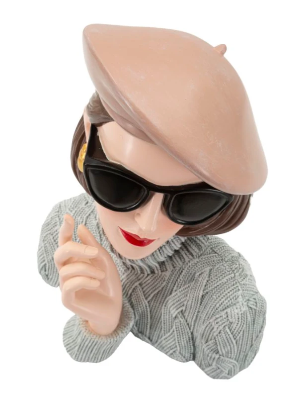 Mauro Ferretti Statueta Donna Paris -B- Cm 18,5X14X24