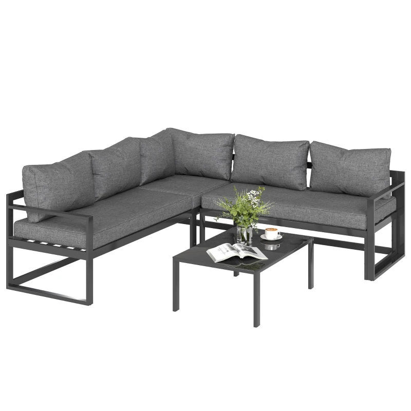 Outsunny 3-delig Tuinset