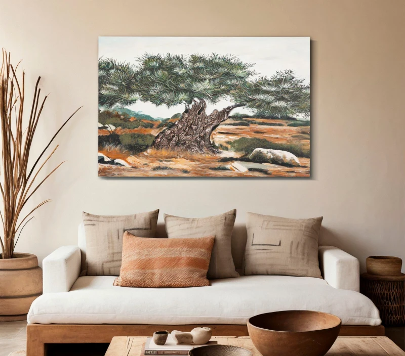 Mauro Ferretti Pictura Pe Panza, Maslin, -B- Cm 120X3,8X78