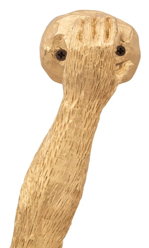 Mauro Ferretti Aplice cu design maimuță auriu Cm 32X32X62