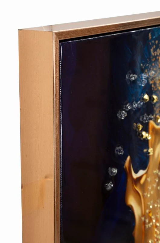 Mauro Ferretti Pictura Pe Panza, Lacuita, Cu Rama,  -A- Cm 60X4X88