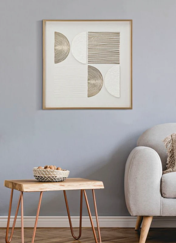 Mauro Ferretti Pictura Pe Panza, Cu Rama,  -B- Cm 60X3X58