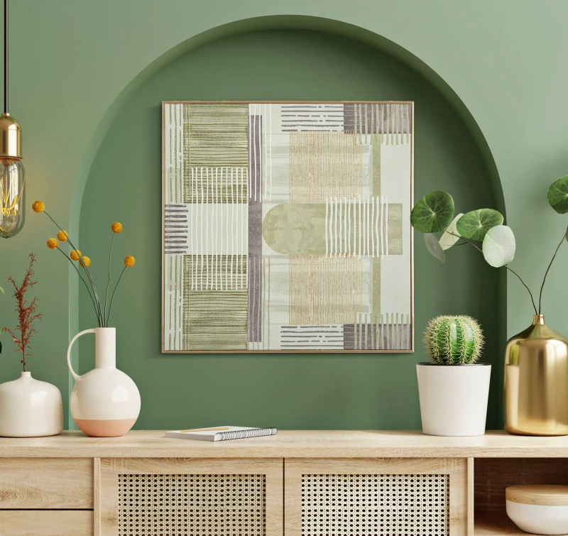 Mauro Ferretti Pictura Pe Panza Cu Rama,  Cm 60X3X58