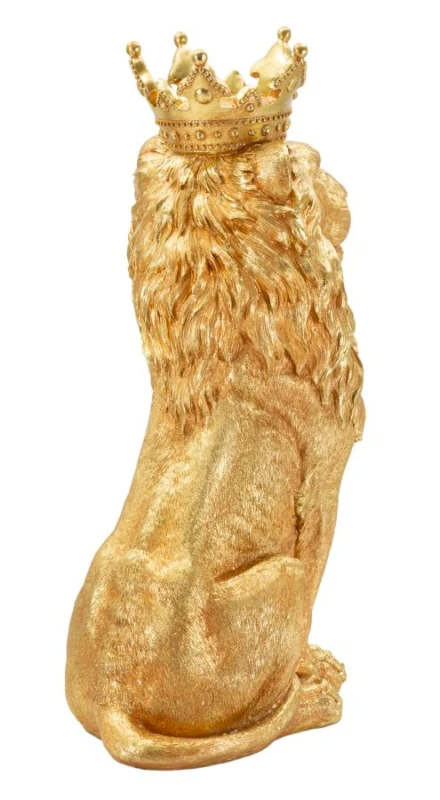 Mauro Ferretti Statuie Leul Rege Shant, 30 X 42 X 74 Cm