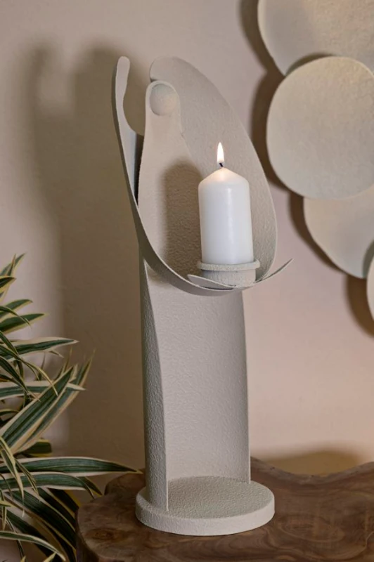 Mauro Ferretti Suport Lumanare Dune Angel Cm 13X11,5X37,3