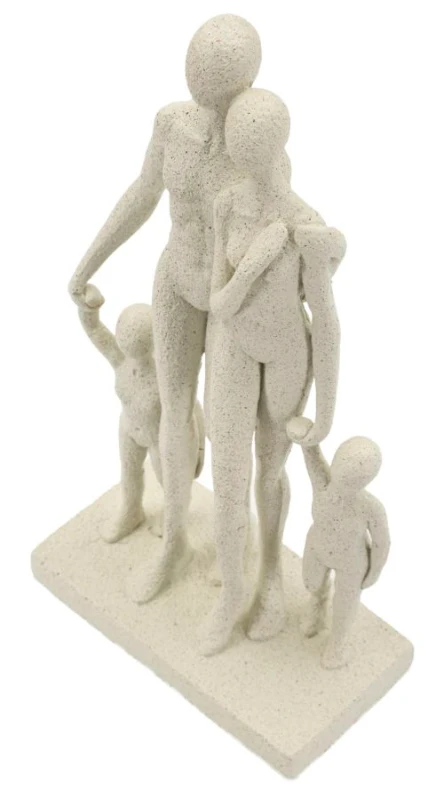 Mauro Ferretti Statuetă Familie Cm 16X8X30,3