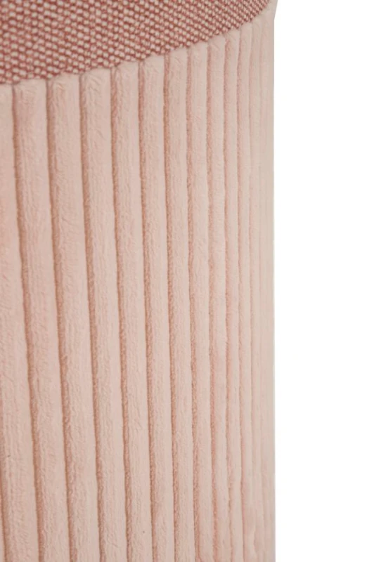 Mauro Ferretti Set De 3 Pufuri Cu Spatiu De  Depozitare, Roz, Cm Ø 40,5X49,5-35X42-31X36