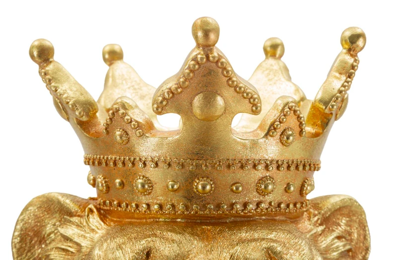 Mauro Ferretti Statuie Leul Rege Shant, 30 X 42 X 74 Cm