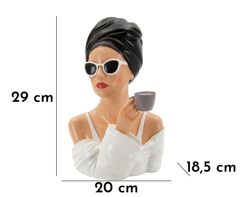 Mauro Ferretti Statueta Donna Paris -A- Cm 20X18,5X27