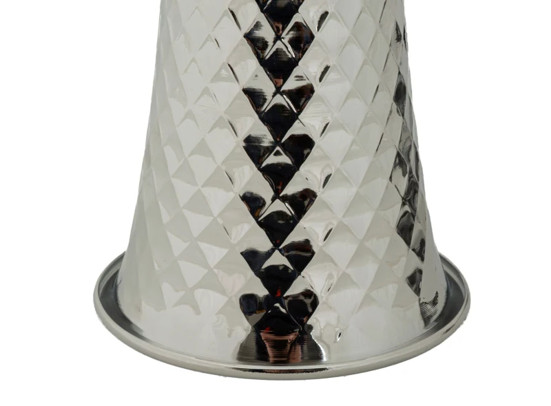 Mauro Ferretti Lampă De Masă Tower Argintie Cm 30 X 52