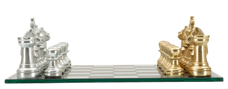 Mauro Ferretti Set Tabla De Sah Negru/Alb Cm 50,5X50,5X12