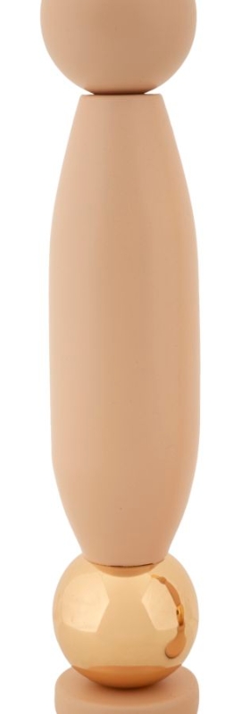 Mauro Ferretti Set Suport Lumanare Strek Roz 2 Bucati Cm Ø9,5X25-9,5X28