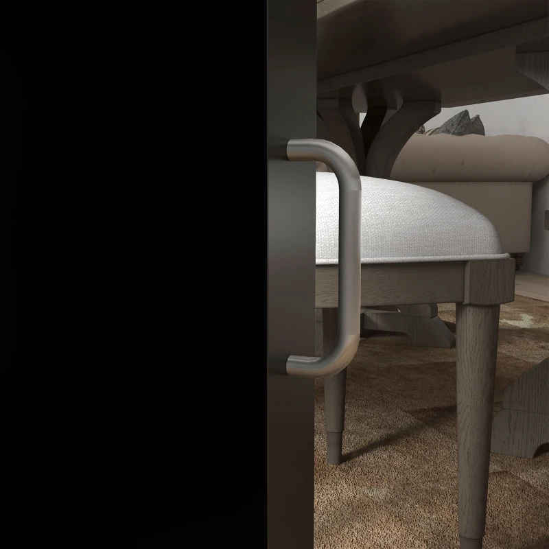 HOMCOM Lareira Fogão a Etanol com Reservatório 1,2L 3H de Duração de Combustão Cobertura 20 a 25 m² 50x27x82 cm Preto