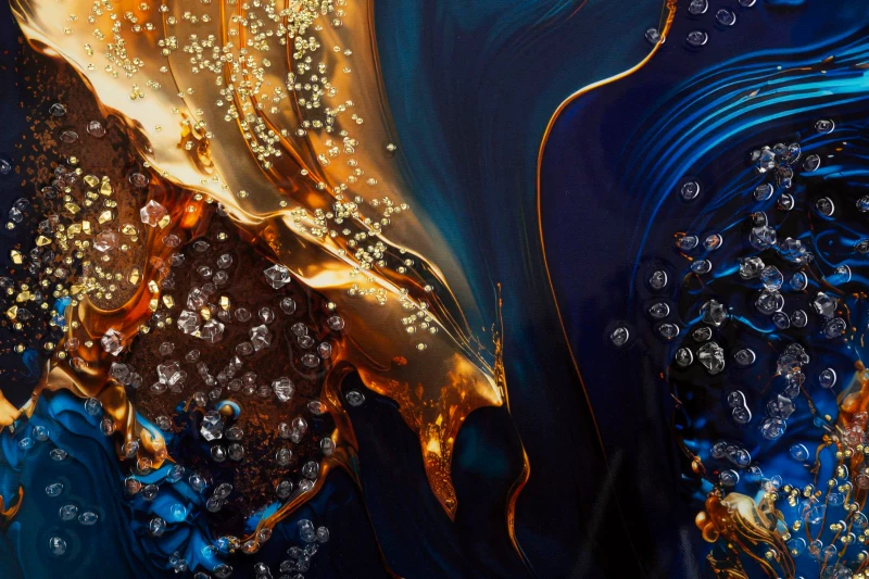 Mauro Ferretti Pictura Pe Panza, Lacuita, Cu Rama,  -A- Cm 60X4X88