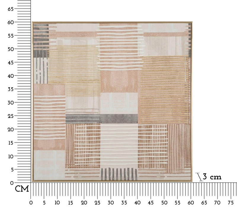 Mauro Ferretti Pictura Pe Panza, Cu Rama, Cm 60X3X58