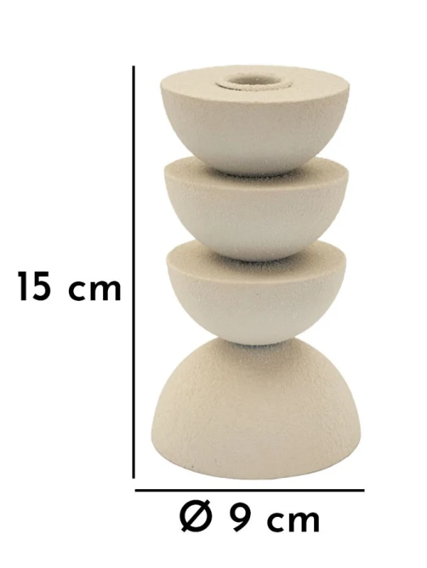 Mauro Ferretti Suport Pentru Lumanare Dune Pix Cm Ø 9X13