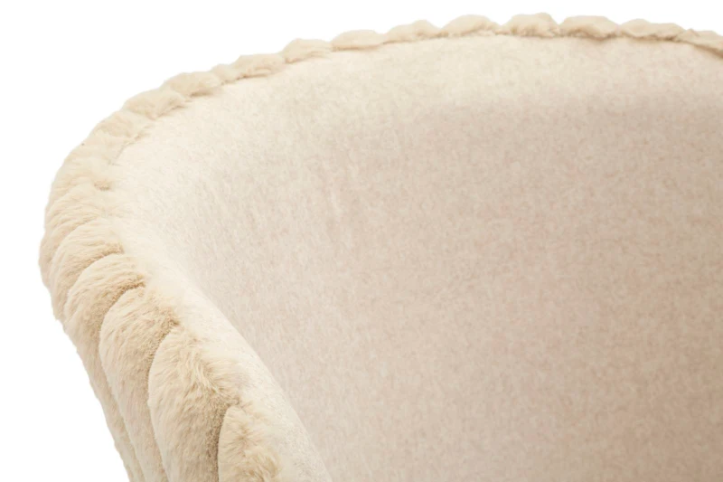 Mauro Ferretti Scaun De Bar Alaska -B- Crem Set 2 Bucăți Cm 55X58X106 (Înălțime Scaun Cm 77)