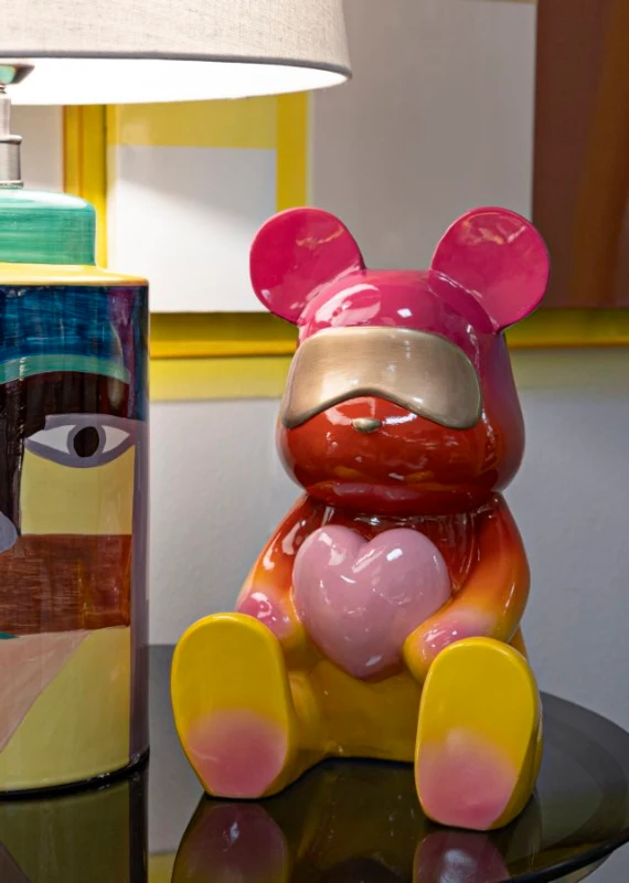 Mauro Ferretti Ursuleț Curcubeu,  21,5 X 20,5 X 32 Cm