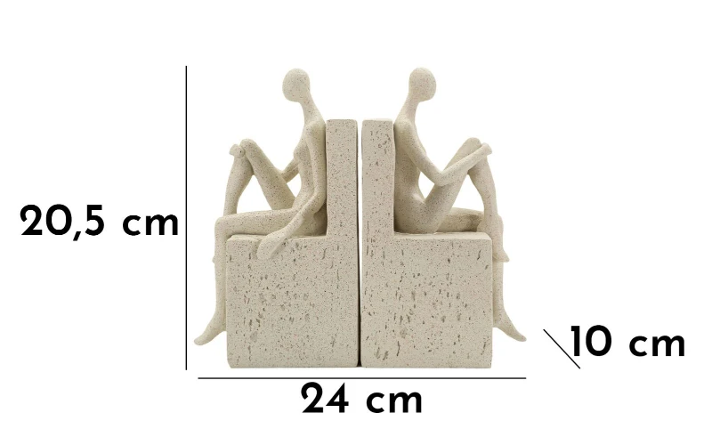 Mauro Ferretti Opritor Pentru Cărți Din Metal, Design Modern, 24X10X20,3