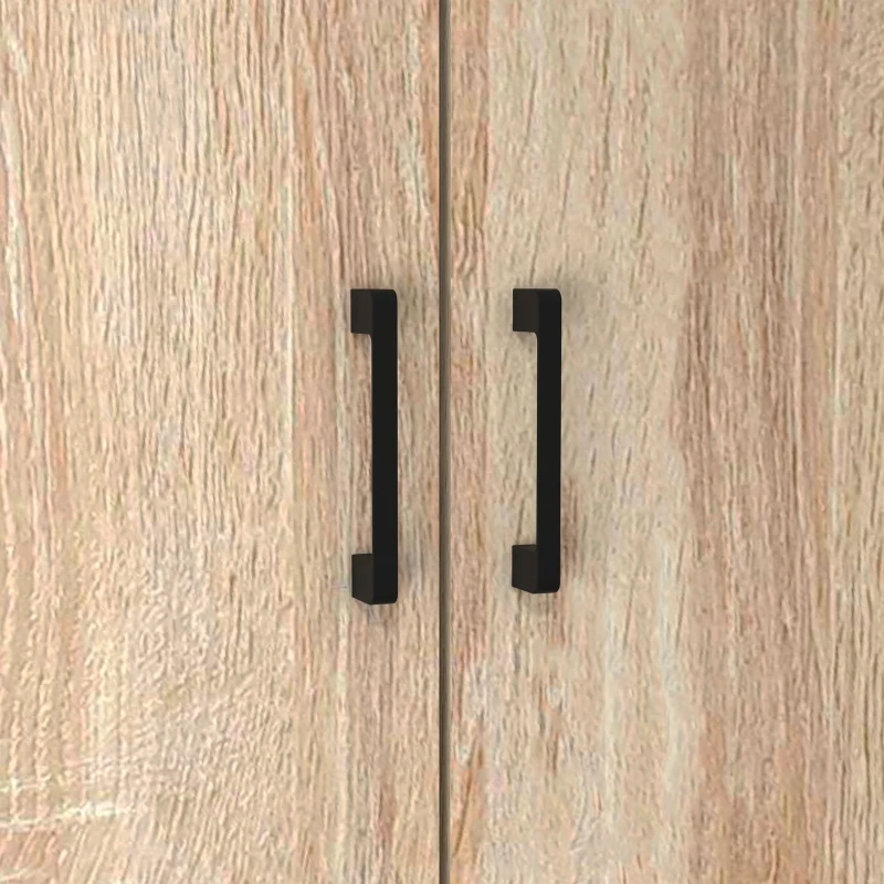 kleankin Etajere de toaletă mobilier de baie deasupra toaletei WC cu dulap 2 uși și raft deschis