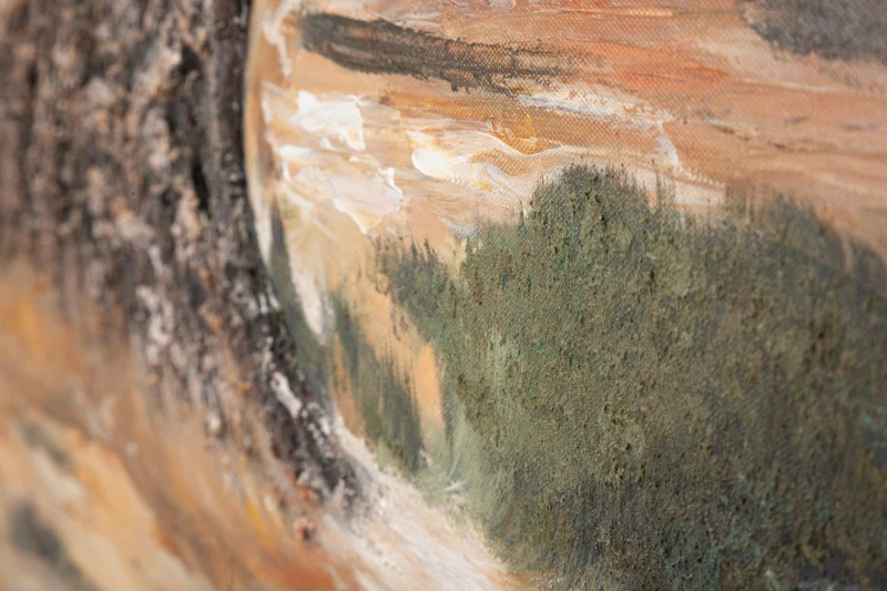 Mauro Ferretti Pictura Pe Panza, Maslin, -B- Cm 120X3,8X78