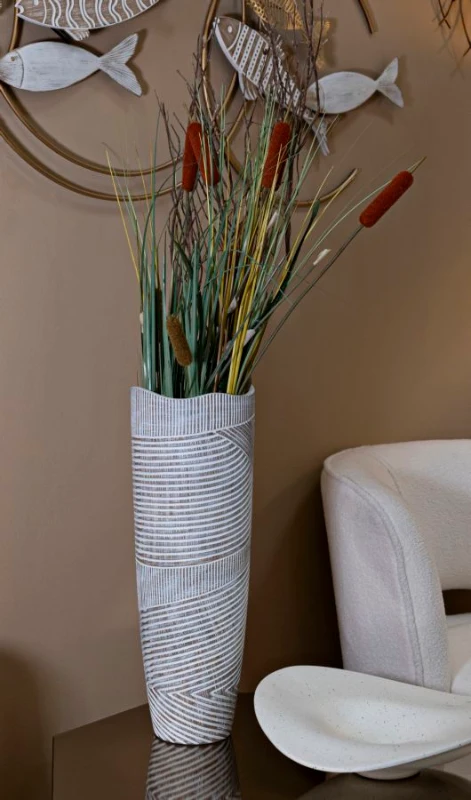 Mauro Ferretti Vază din rășină poliuretană cm ø 19 x 53