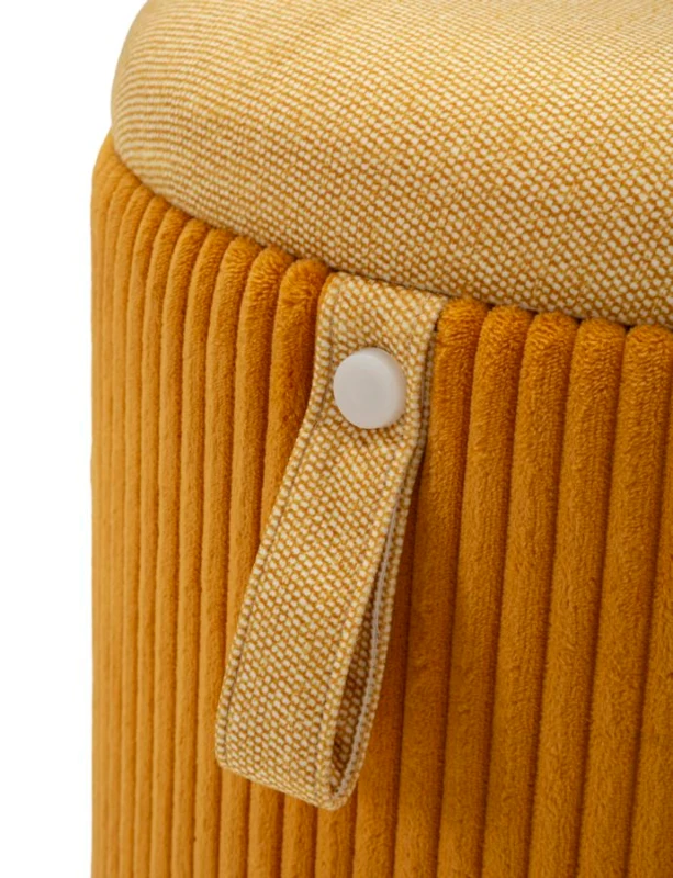 Mauro Ferretti Puf cu depozitare, 2 bucăți cm ø 38 x 38-32 x 26