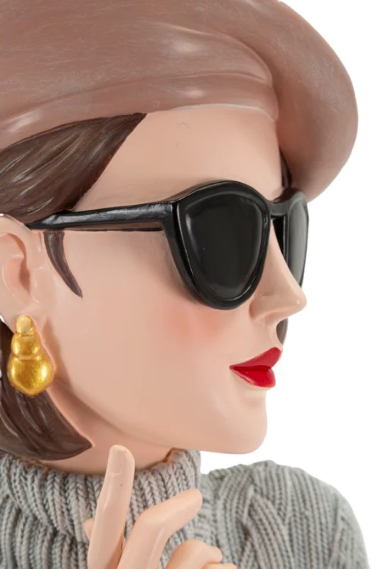 Mauro Ferretti Statueta Donna Paris -B- Cm 18,5X14X24