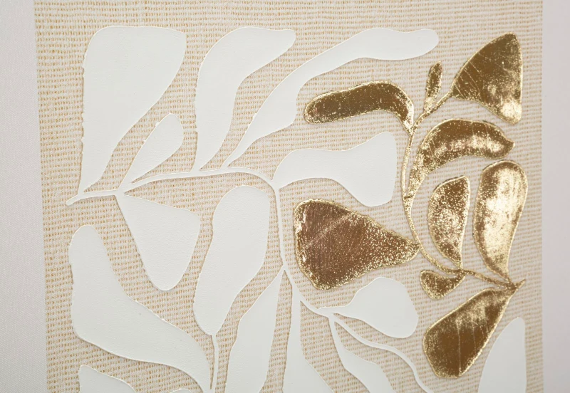 Mauro Ferretti Tablou ,,Goldy" Cu Ramă, Pictat Pe Panza -B- Cm 50X3X68