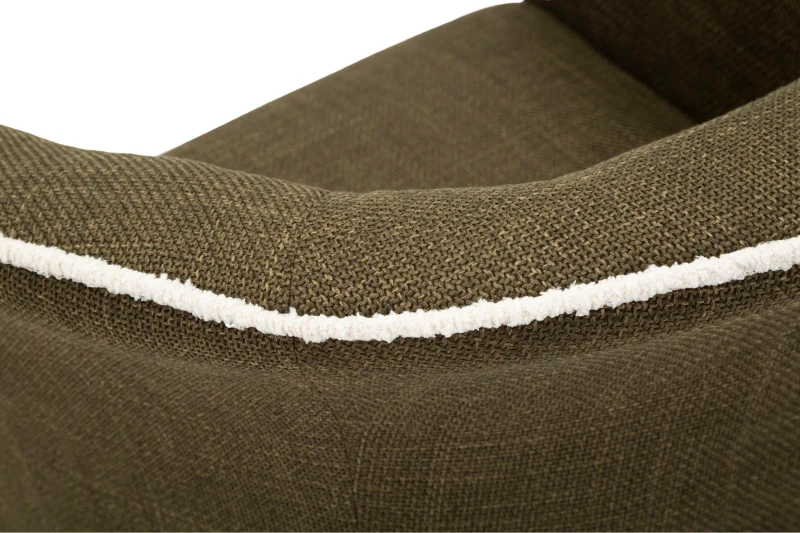 Mauro Ferretti Fotoliu pivotant Siena verde cm 83,5x66x80 (înălțime șezut cm 42)