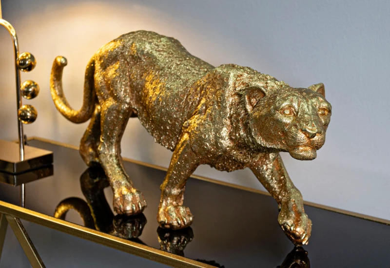 Mauro Ferretti Statuetă Leopard Shant 89 X 21 X 33 Cm