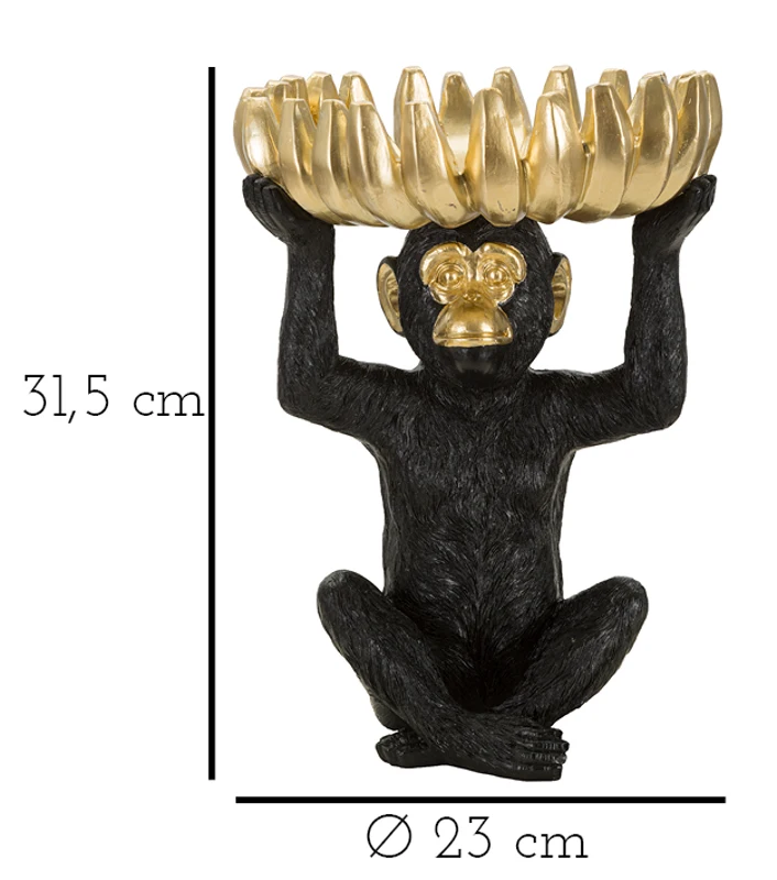 Mauro Ferretti Golitor de buzunare în formă de maimuță cm ø 23x31,3