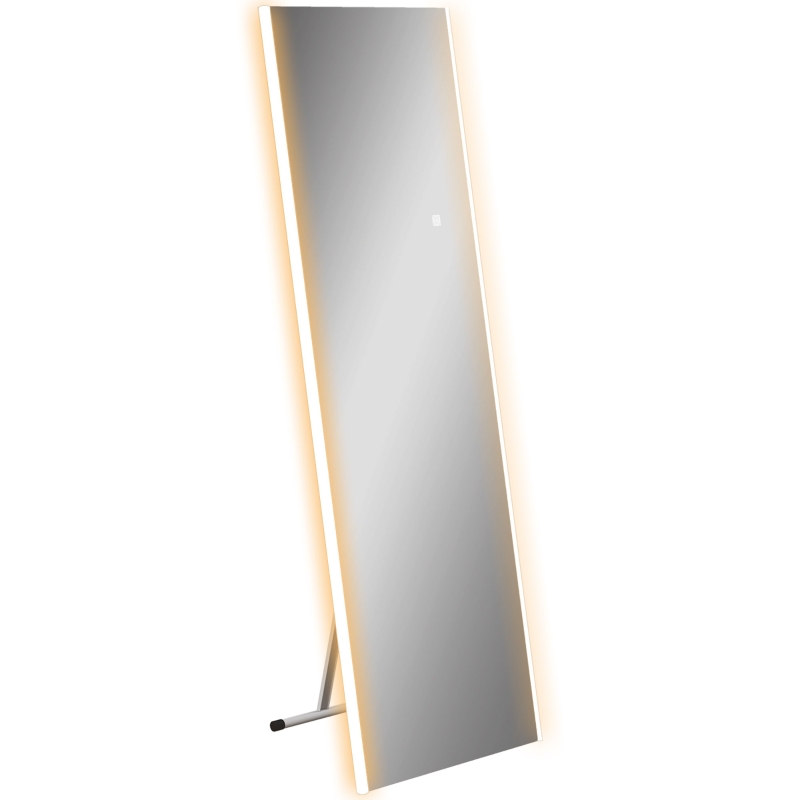 HOMCOM Oglinda mare cu lumini LED, 150 x 50 cm, 3 culori