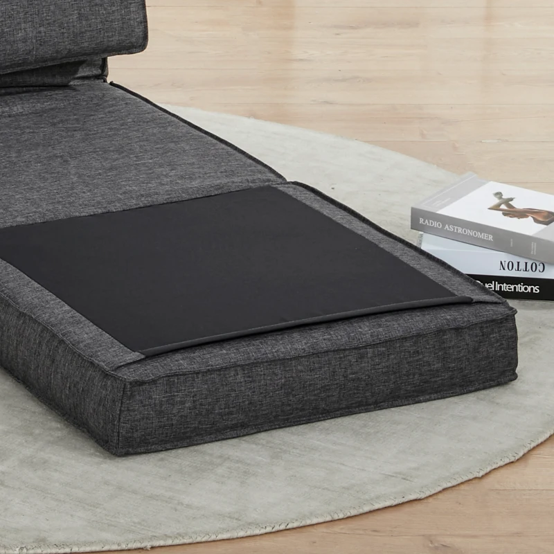 HOMCOM Fotoliu capitonat multifuncțional - design modern și confortabil