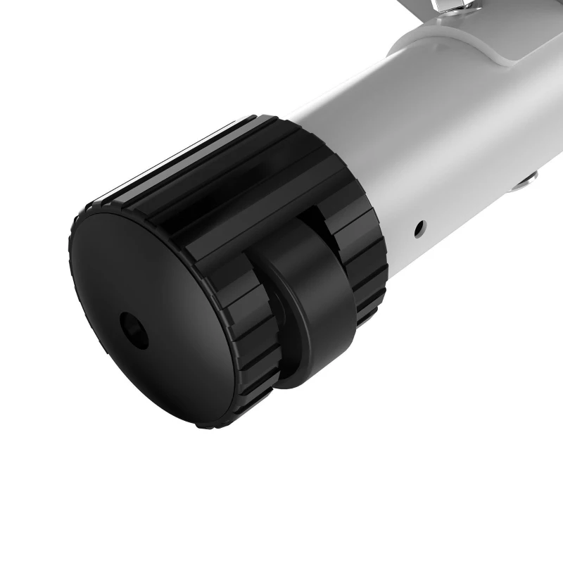 HOMCOM Bicicleta Estática Dobrável com 8 Níveis de Resistência Magnética com Assento Ajustável 43x97x109 cm Cinzento