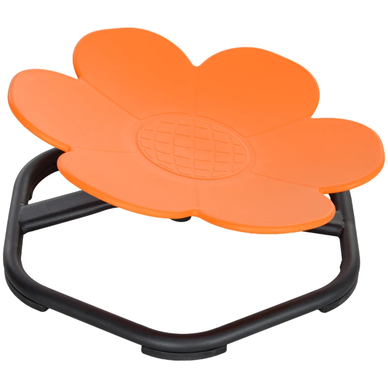 AIYAPLAY Sensorischer Kinderstuhl, Drehstuhl für Autismus, Sensorischer Balance Training Sitz Kunststoff Orange