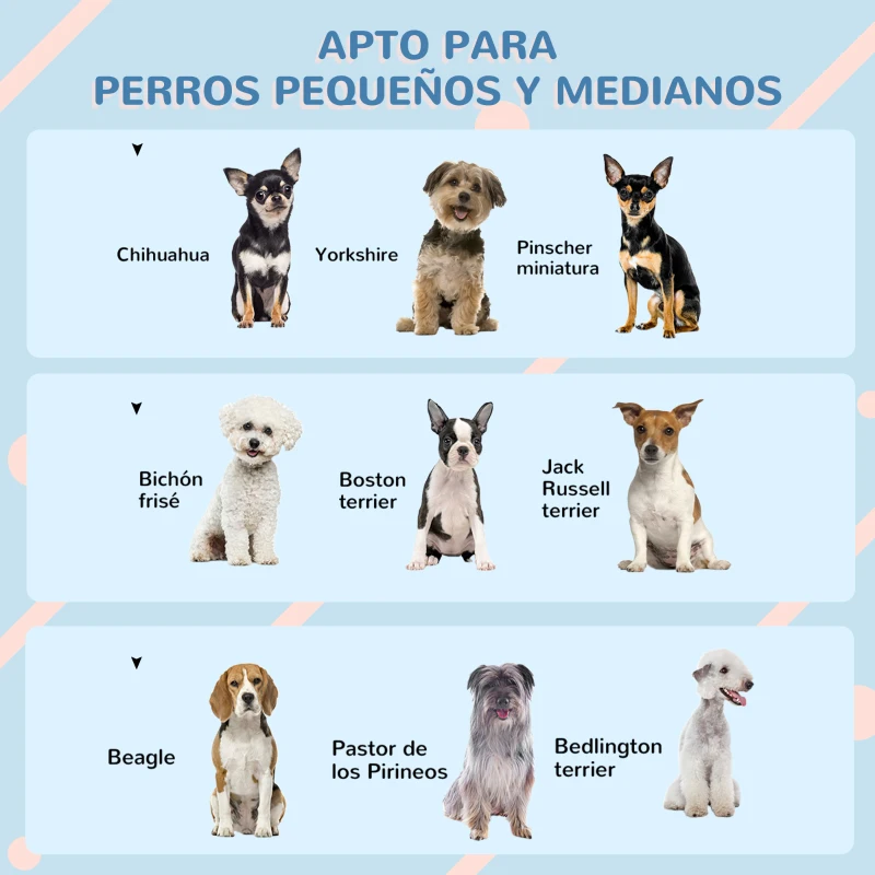 PawHut Casa para Perros con Imitación de Ventana y Tejas para Perros Medianos 65x75,7x63 cm Azul Verdoso y Blanco