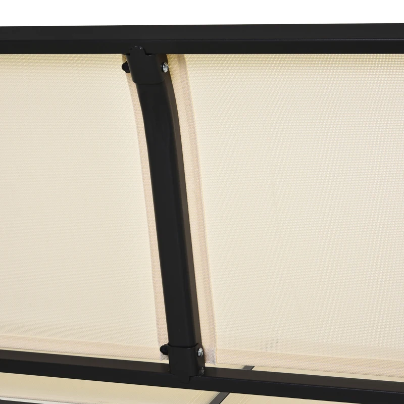 Outsunny schommelbank 120 cm x 70 cm x 88 cm