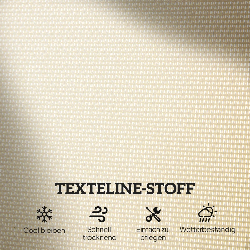 Outsunny schommelbank 120 cm x 70 cm x 88 cm